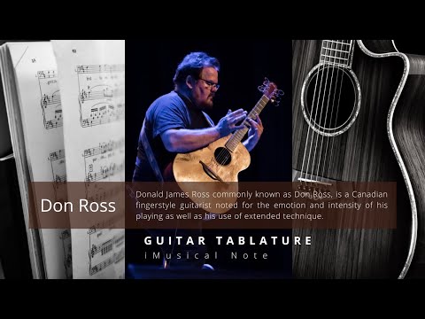 Guitar TAB - Don Ross  : Big Buck | Tutorial Sheet Lesson #iMn