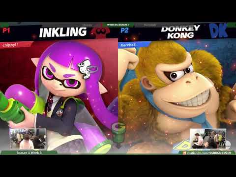SU@GU 1-15 (Winners Bracket): Chippy (Inkling) vs Kerchak (DK)