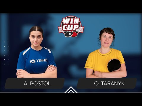 09:00 Anastasiia Postol  - Olena Taranyk West 1 WIN CUP 02.01.2024 | TABLE TENNIS WINCUP