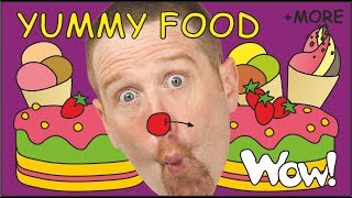 Yummy Food Magic Stories for Kids with Steve and Maggie | Speak English Wow English TV