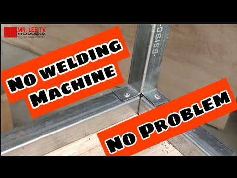 HOW TO BUILD A SIMPLE STEEL FRAME WITHOUT WELDING | MR. LEE TV