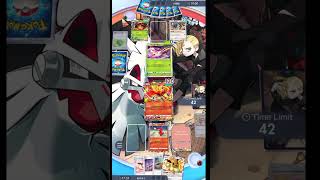 初心者　ポケポケ実況　パック開封とランクマッチ！例のホウオウexが好きな理由。