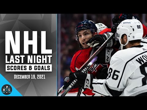 NHL Last Night: All 23 Goals and Scores on December 19, 2021