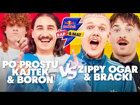 KTO WIE WIĘCEJ O RAPIE?? Po Prostu Kajtek vs. Zippy Ogar w quizie RED BULL RAP & MAT