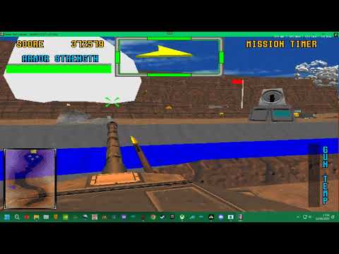 MAME 280 - DESERT TANK - 2025 - SEGA M2 - LOCKHEED 3D -ALL COURSES EASY - HARD 1-2 4K UK ARCADES