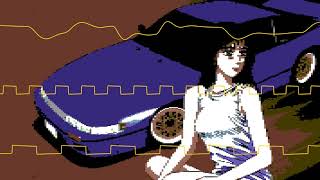 Initial D - Speedy Speed Boy #8bit #c64 #SID Cover Hardware 8580 recording Oscilloscope View