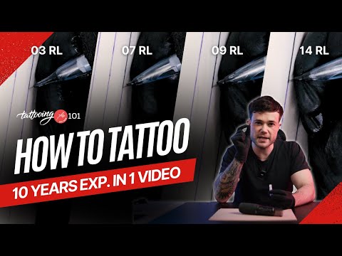 How to Tattoo for Beginners COMPLETE GUIDE ✅ Lining, Shading Techniques & More