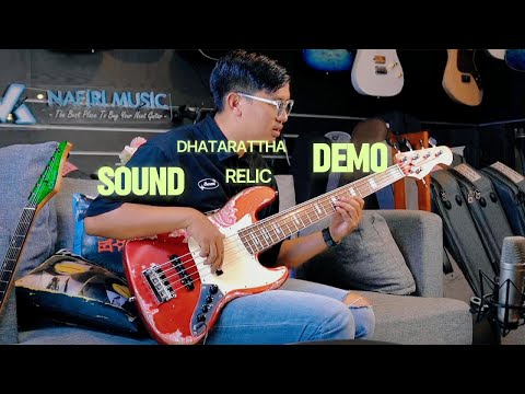 Copper Orange Metallic Over Paisley Relic 4-String J-Style Bass by Dhatarattha image 13