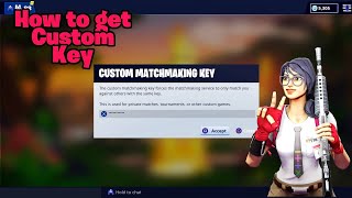 How To Get A Custom Matchmaking Key In Fortnite Free Video Search - how to create custom and join custom matchmaking in fortnite april 2019