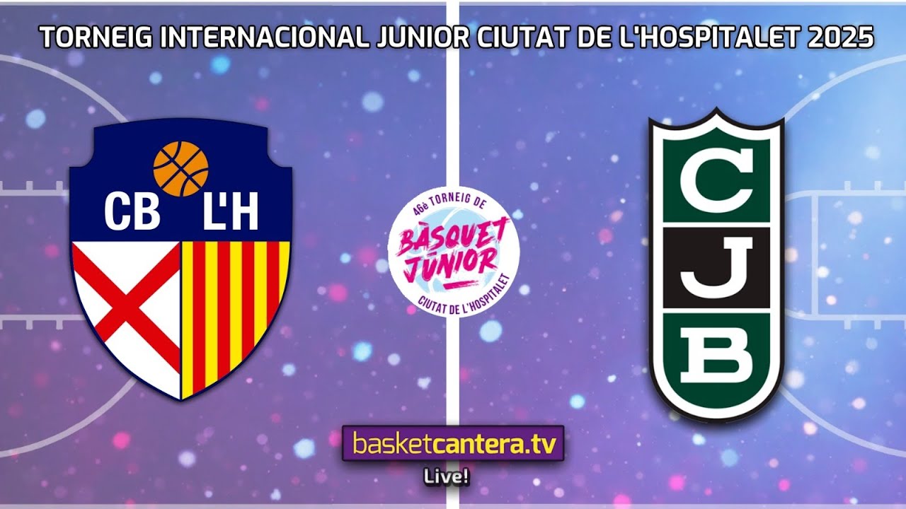 #Live U18M.  L'HOSPITALET vs JOVENTUT BADALONA.- 7/8 puesto. Torneo Junior de L´Hospitalet 2025