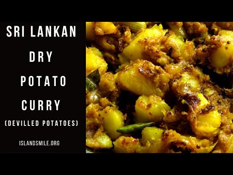 Sri Lankan spicy Dry Potato curry