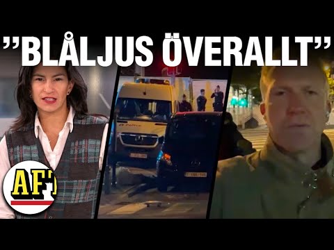 Två svenskar skjutna i Bryssel – Aftonbladets reporter på plats
