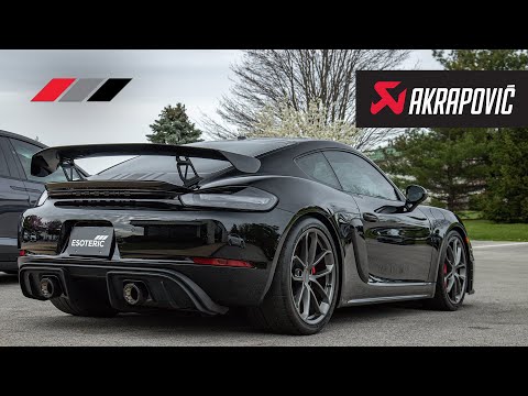Porsche GT4 with Akrapovič Exhaust