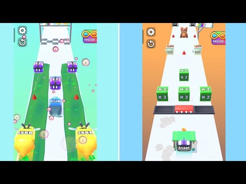 Jelly Run 2048 – 2 Shape Showdown! 🧊 Epic Merge Battle!