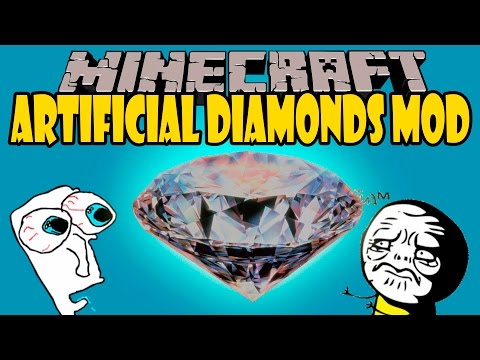 ANTONIcra -  ARTIFICIAL DIAMONDS MOD - Artificial diamonds in maincra!!  - Minecraft mod 1.8.9 Review ESPAÑOL