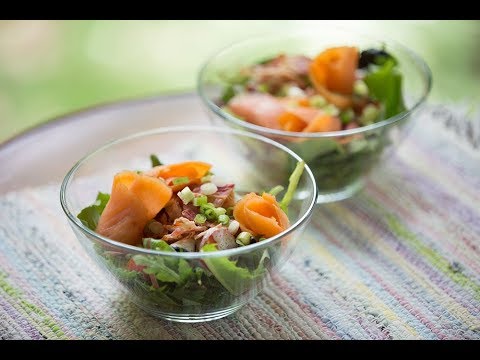 Ingles Table | Gluten-Free Gigi | Smoked Salmon BLT Salad with Lemon Caper Dressing
