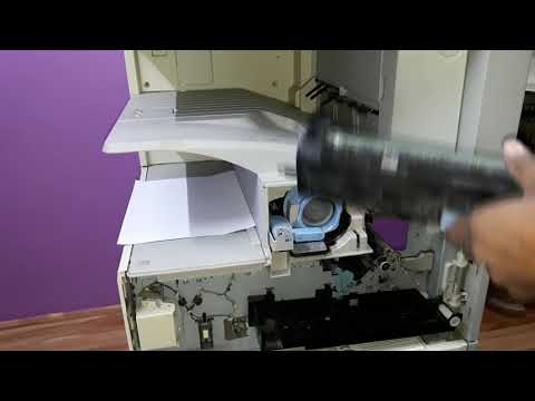 How to troubleshoot black lining problem in copier machine