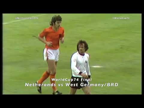Willem van Hanegem almost goal vs West Germany in Final #WorldCup74