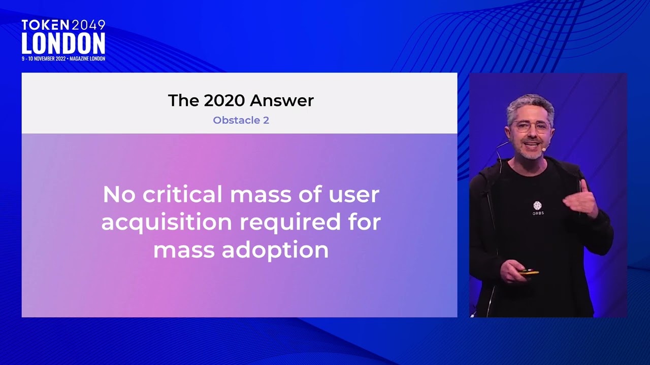 The Paradox of Growing Web3 to Web2 Scale - TOKEN2049 London 2022