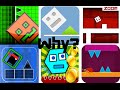 Playing Geometry Dash Copies
