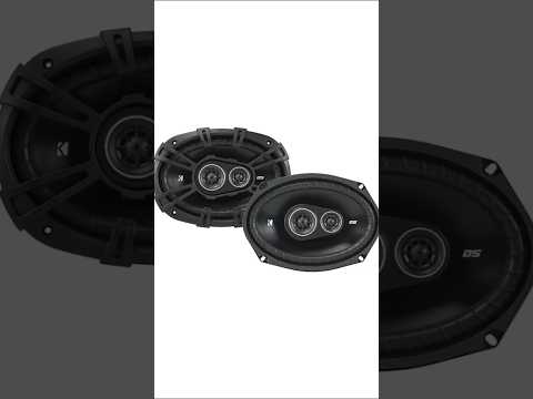 Kicker 43DSC69304 6x9 3-Way Speakers – Clear, Powerful Sound!