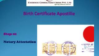 BirthCertificate  Apostille for Germany