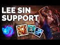 How to DESTROY as Lee Sin Support | League of Legends S13 Gameplay #leesin #support #offmeta