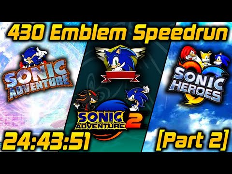 [WR] Multiple Sonic Games - 430 Emblem Speedrun in 24:43:51.52 (Part 2/3)
