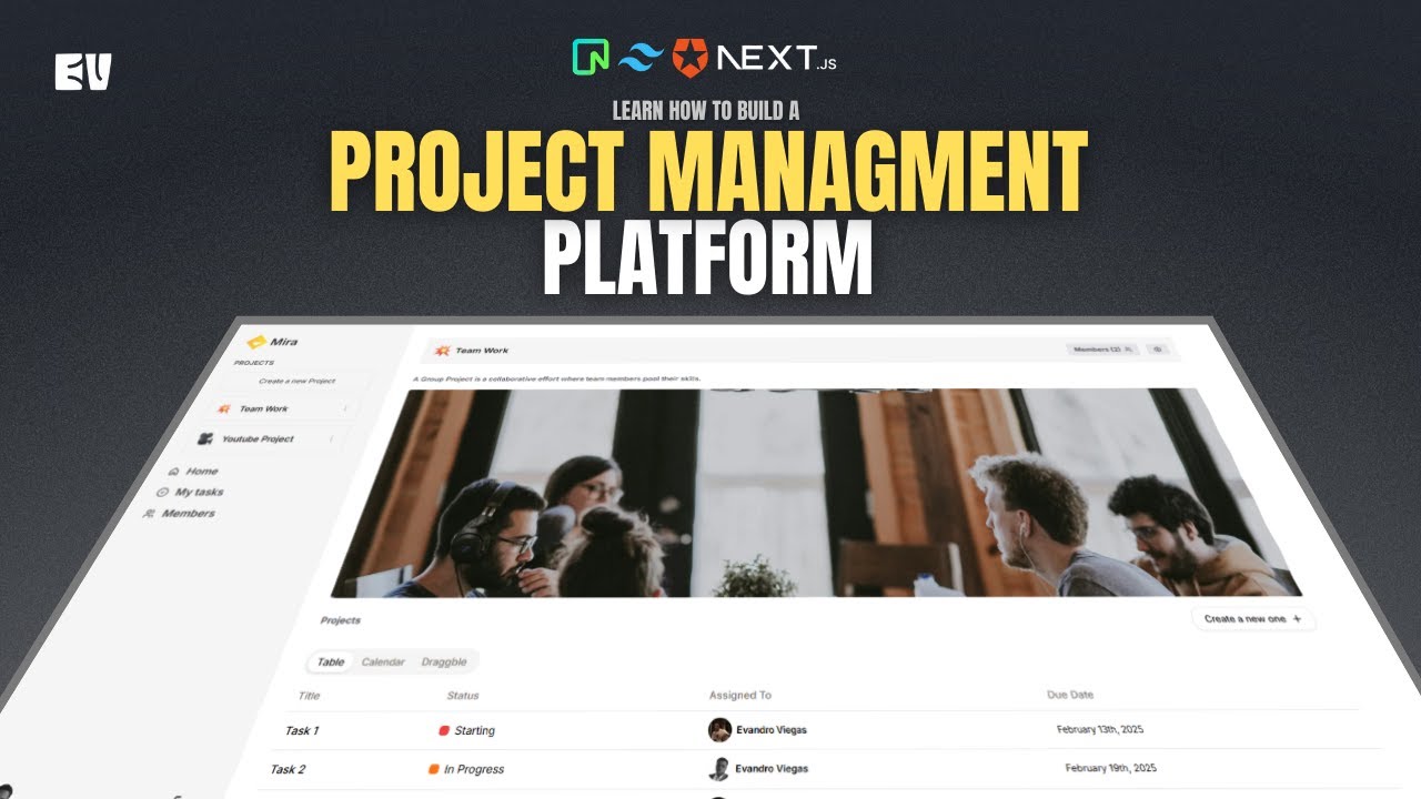 Build a Complete Project Management Application | Next.js, Prisma, Auth0, Tailwind.css