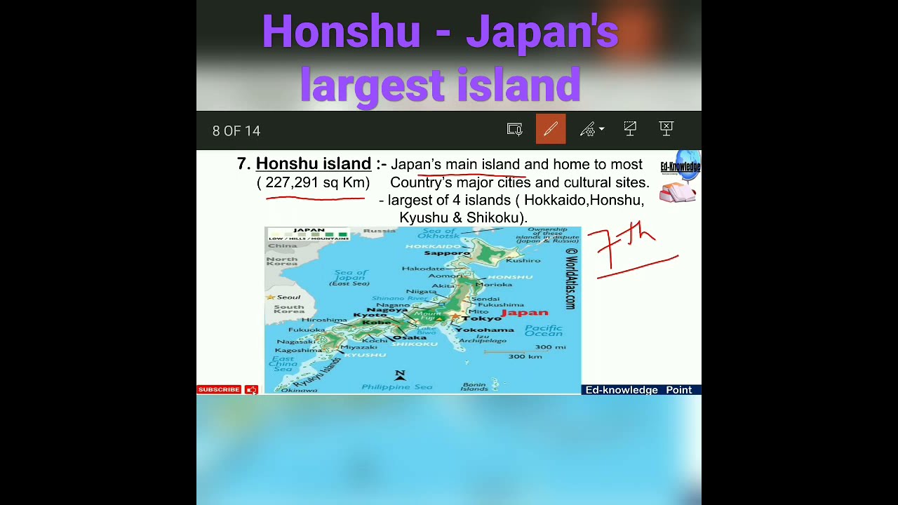 What is Honshu Island famous for? Tipseri