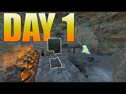 Claiming Carno Cave SOLO Day 1! | Ark PvP