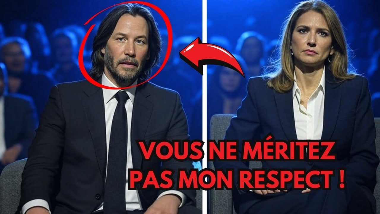Keanu Reeves humilie une présentatrice impolie et laisse le public sans voix.