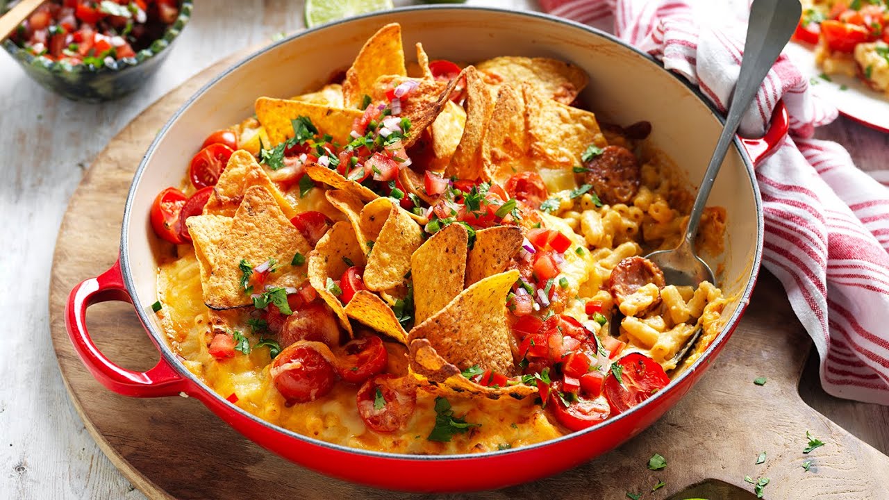 watch video Mexican Mac N' Cheese watch video Mexican Mac N' Cheese