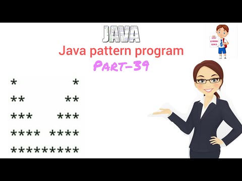 Java Pattern Program Part 40 Easy Learning Genius