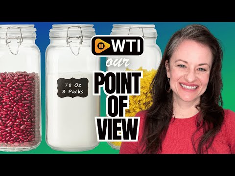 78oz Glass Food Storage Jars with Airtight Clamp Lids - WTI product video review