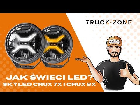 Halogen reflektor drogowy dalekosiężny SKYLED CRUX 7X / X9 FULL LED