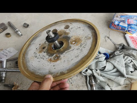 How To Change a Bush , Seal , Steel Axle Of Washing Machine's Brass Router Plate || In Hindi ||