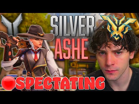 I Spectated a SILVER ASHE That CAN'T AIM