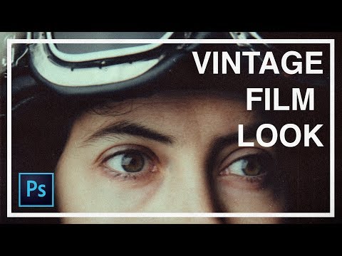 Give your photos a vintage film look | Photoshop Tutorial