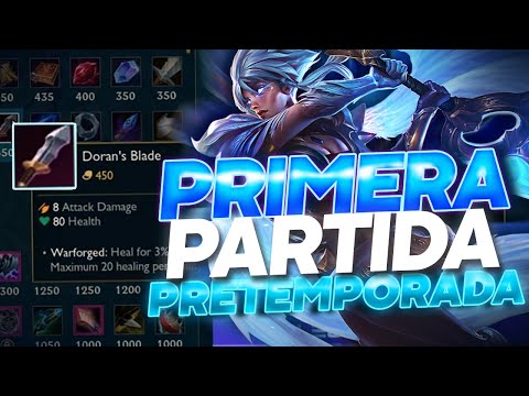 NUEVAS RUNAS, NUEVOS ÍTEMS... ¡Ha CAMBIADO TODO en el LOL! ¡PRIMERA PARTIDA de la PRETEMPORADA 11!
