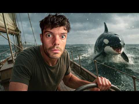 Attacked by orcas! Our first adventure on the open sea ⛵️🐋