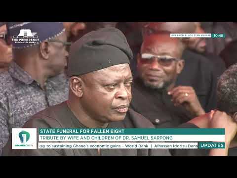 💔 “The News Pierced Through Our Veins” — Children of Dr. Samuel Sarpong’s Heartbreaking Tribute