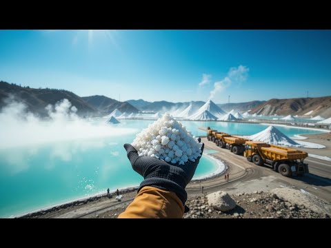 Cómo se HACE el LITIO 🔋 ASI se EXTRAEN Toneladas del "Oro Blanco"