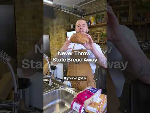 Quick trick to save stale bread