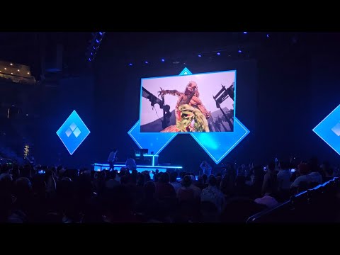 Mortal Kombat 1 Reptile - Ashrah - Havik Reveal Trailer Crowd Reaction at Evo 2023