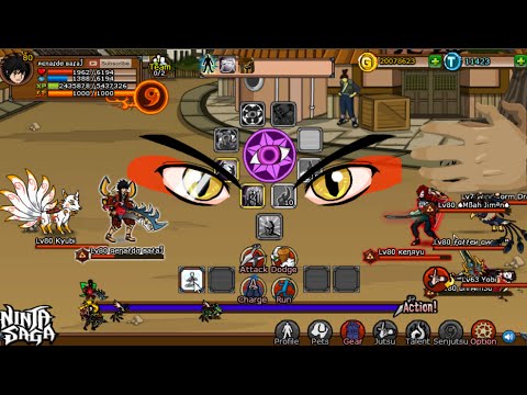 Ninja Saga Clan : Jounin Gakure vs Shadow Ninja Clan 2015