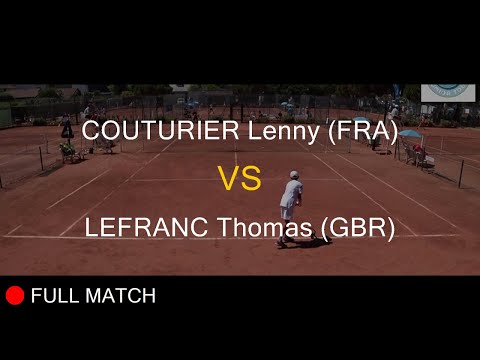 COUTURIER Lenny (FRA) VS LEFRANC Thomas (GBR) - La Balle Mimosa 2022