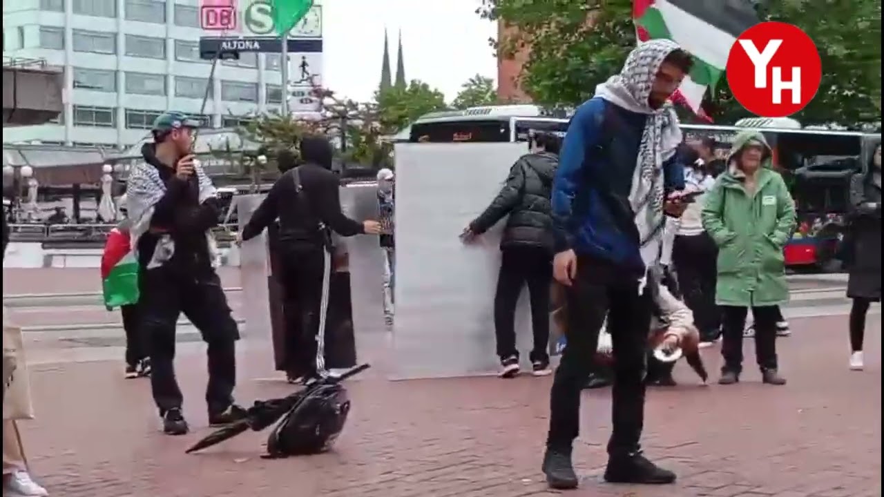 Solidaritätskundgebung für Palästina in Altona /Hamburg