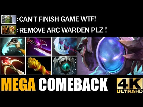Final Boss 29 Kills 1100 GPM Arc Warden Defend Mega Creeps Most Crazy Comeback 7.31b Dota 2