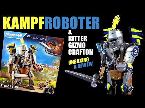 Playmobil ® Novelmore - Kampfroboter mit Ritter Gizmo Crafton 71300 - Unboxing & Review